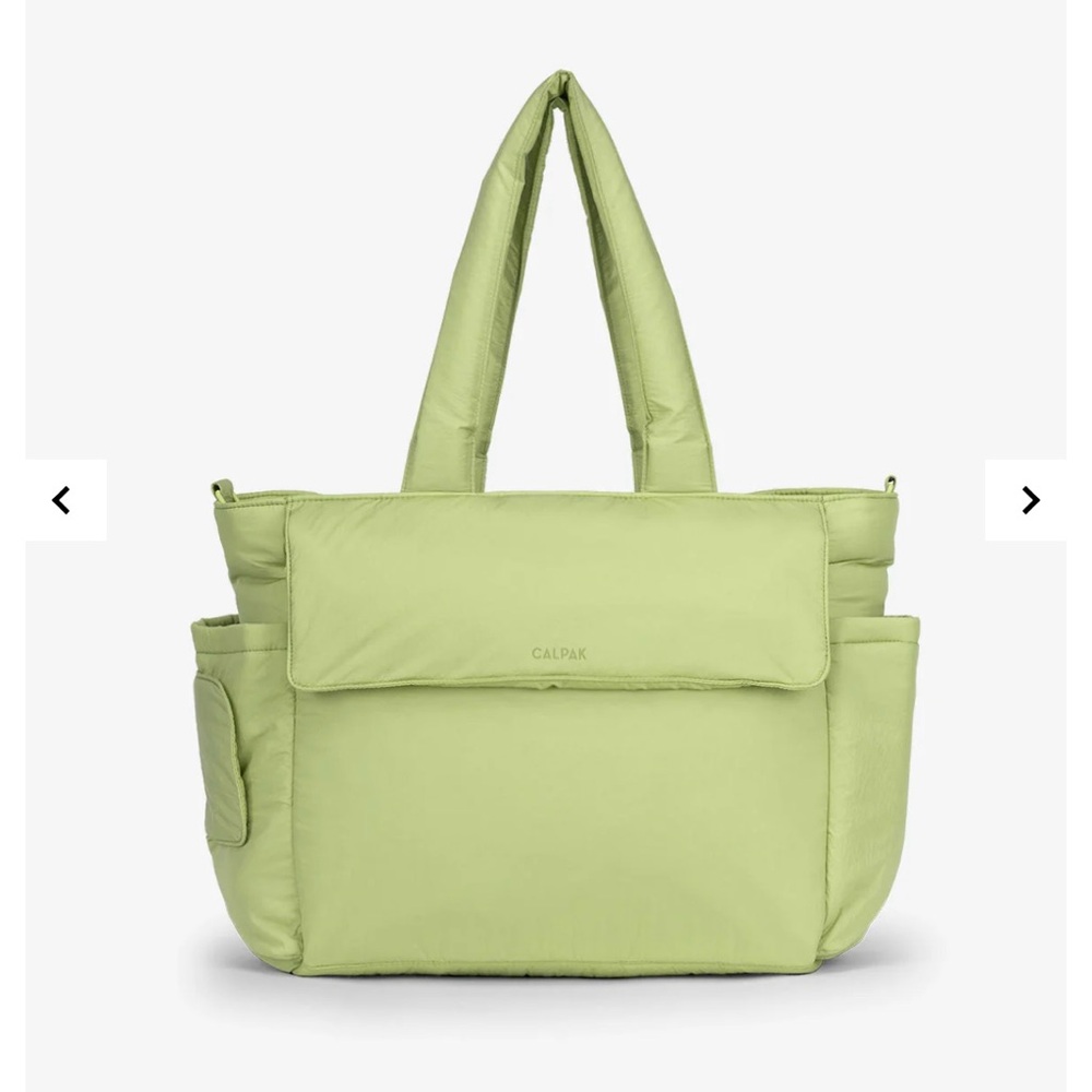 Calpak Light Green Baby Bag